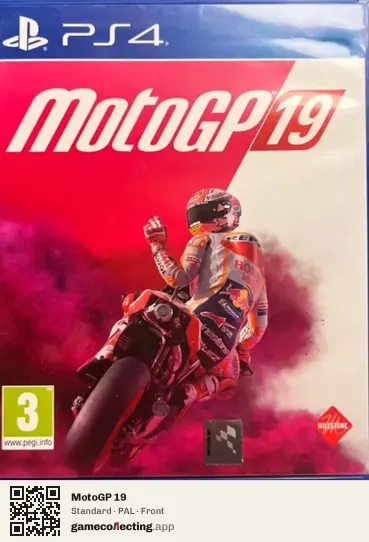 MotoGP 19 PlayStation 4, PAL box front