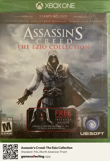 Assassin's Creed: The Ezio Collection Xbox One, North America box front