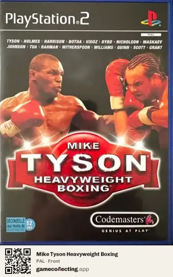 Mike Tyson Heavyweight Boxing PlayStation 2, PAL box front