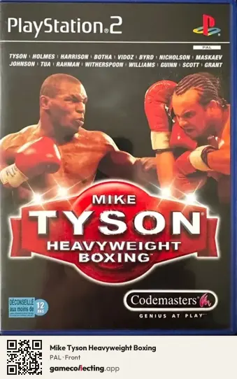 Mike Tyson Heavyweight Boxing PlayStation 2, PAL box front