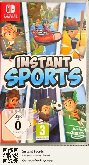 Instant Sports Nintendo Switch, Germany box front