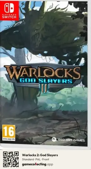 Warlocks 2: God Slayers Nintendo Switch, PAL box front