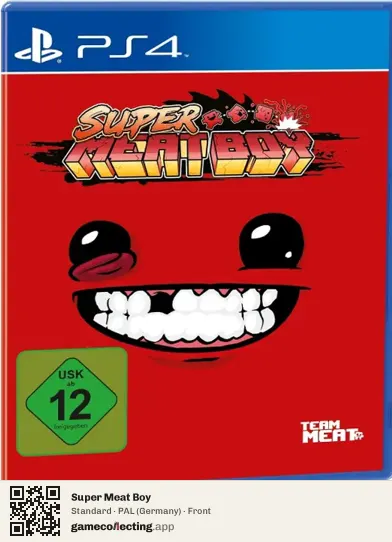Super Meat Boy PlayStation 4, Germany box front