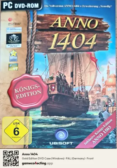 Anno 1404 Computer, Germany box front