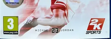 NBA 2K11, the PEGI square on its front
