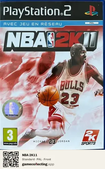 NBA 2K11 PlayStation 2, PAL box front