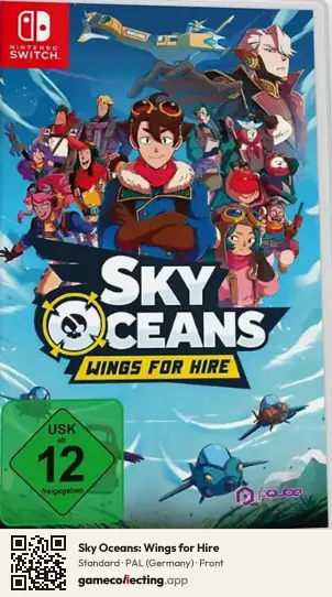 Sky Oceans: Wings for Hire Nintendo Switch, Germany box front