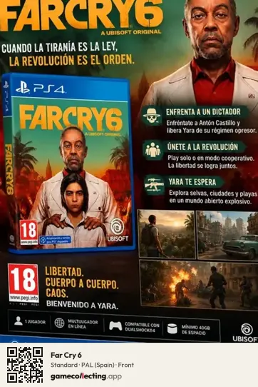 Far Cry 6 PlayStation 4, Spain box front