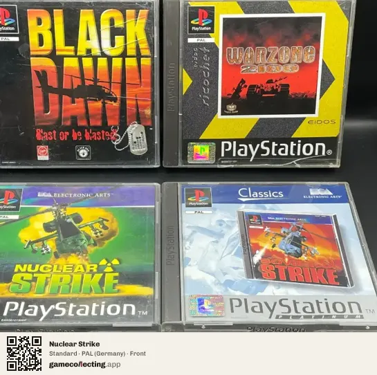 Nuclear Strike PlayStation, Germany box front
