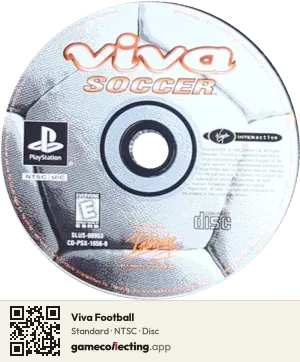 Viva Football PlayStation, NTSC disc