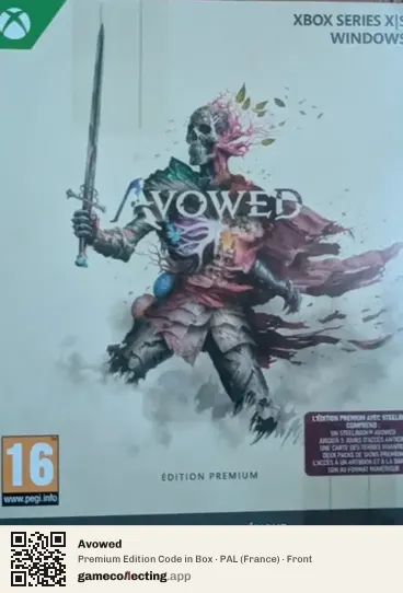 Avowed Xbox Series X, France box front