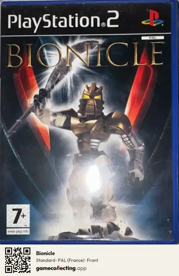Bionicle PlayStation 2, France box front