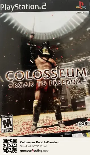 Colosseum: Road to Freedom PlayStation 2, NTSC box front