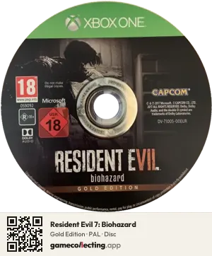Resident Evil 7: Biohazard Xbox One, PAL disc