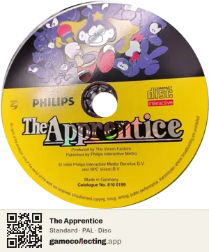 The Apprentice Philips CD-i, PAL disc