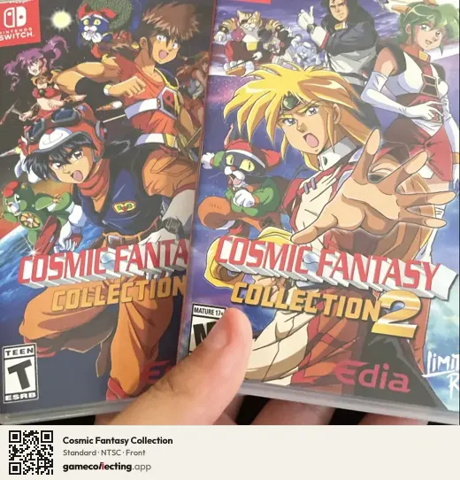 Cosmic Fantasy Collection Nintendo Switch, NTSC box front