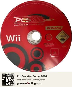 Pro Evolution Soccer 2009 Nintendo Wii, PAL disc