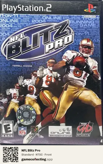 NFL Blitz Pro PlayStation 2, NTSC box front