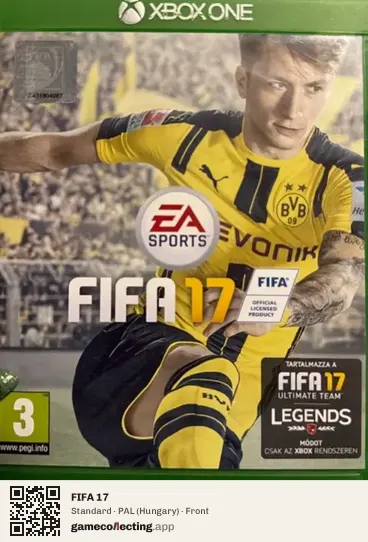 FIFA 17 Xbox One, Hungary box front