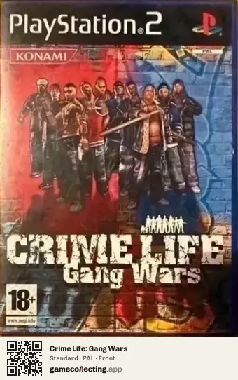 Crime Life: Gang Wars PlayStation 2, PAL box front
