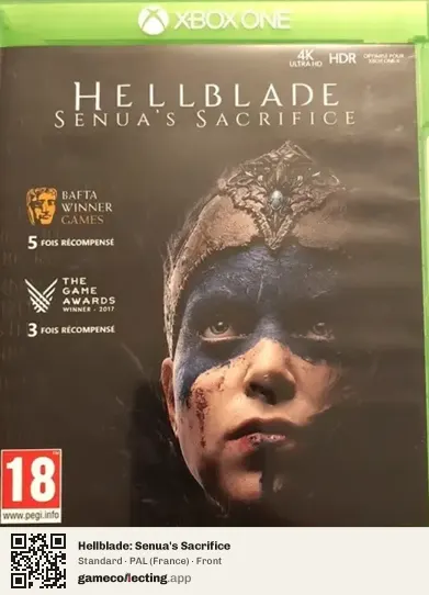 Hellblade: Senua's Sacrifice Xbox One, France box front