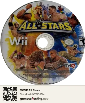 WWE All Stars Nintendo Wii, NTSC disc