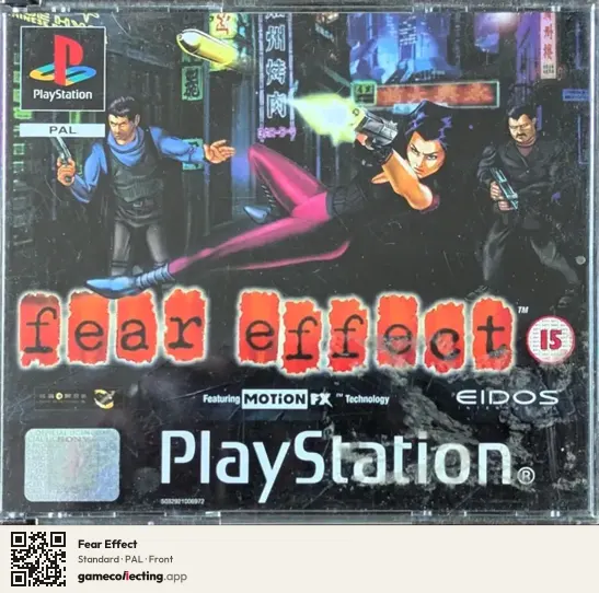 Fear Effect PlayStation, PAL box front