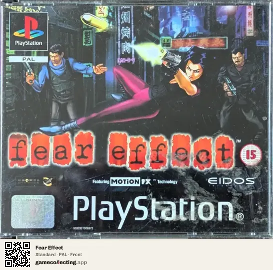 Fear Effect PlayStation, PAL box front