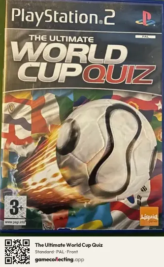 The Ultimate World Cup Quiz PlayStation 2, PAL box front