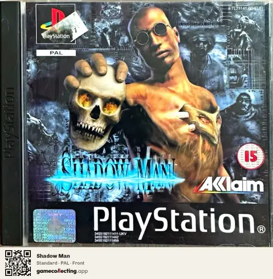 Shadow Man PlayStation, PAL box front