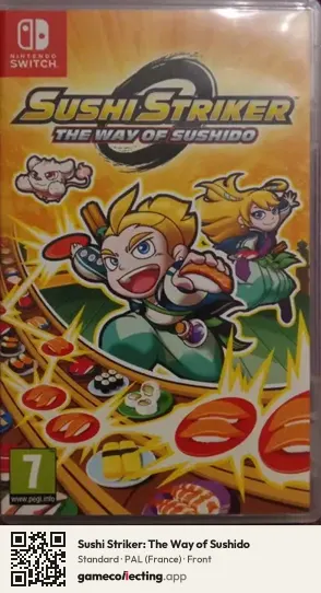 Sushi Striker: The Way of Sushido Nintendo Switch, France box front