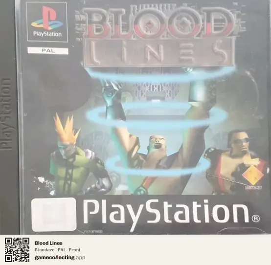 Blood Lines PlayStation, PAL box front