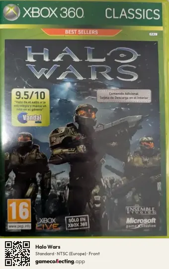 Halo Wars Xbox 360, Europe box front