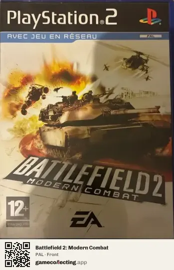 Battlefield 2: Modern Combat PlayStation 2, PAL box front