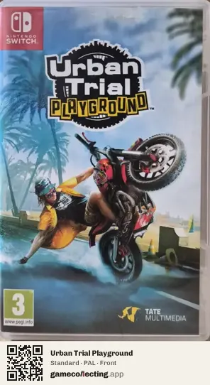 Urban Trial Playground Nintendo Switch, PAL box front