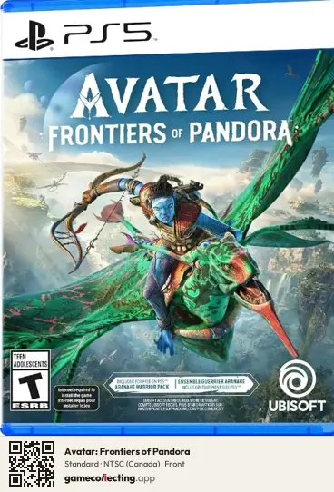 Avatar: Frontiers of Pandora PlayStation 5, Canada box front