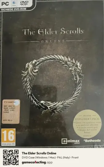 The Elder Scrolls Online Computer, Italy box front