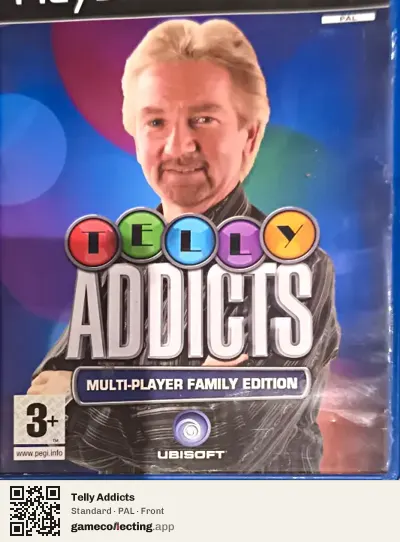 Telly Addicts PlayStation 2, PAL box front