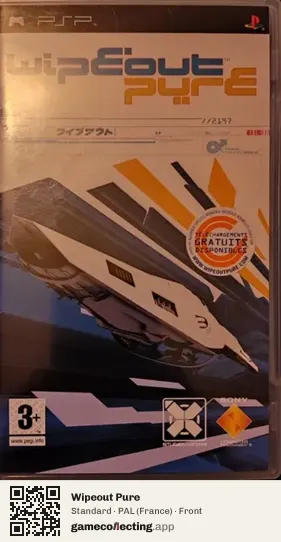 Wipeout Pure PlayStation Portable, France box front