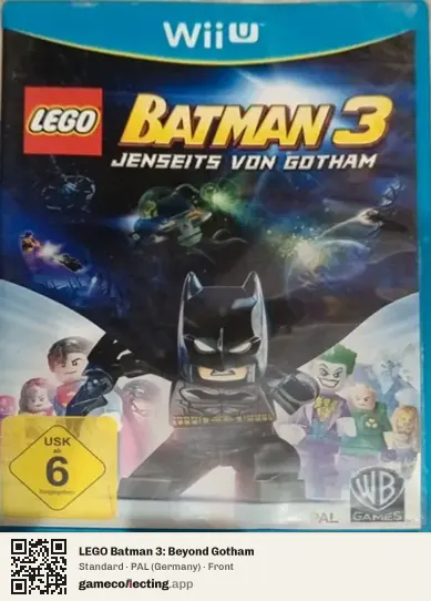 LEGO Batman 3: Beyond Gotham Nintendo Wii U, Germany box front