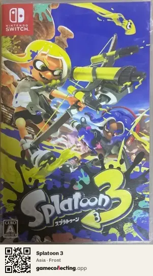Splatoon 3 Nintendo Switch, Asia box front
