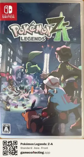 Pokémon Legends: Z-A Nintendo Switch, Asia box front