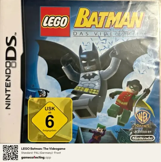 LEGO Batman: The Videogame Nintendo DS, Germany box front