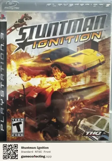 Stuntman: Ignition PlayStation 3, NTSC box front