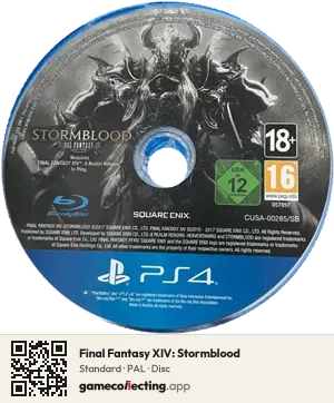 Final Fantasy XIV: Stormblood PlayStation 4, PAL disc