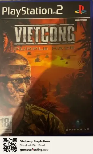 Vietcong: Purple Haze PlayStation 2, PAL box front