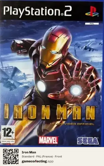 Iron Man PlayStation 2, France box front