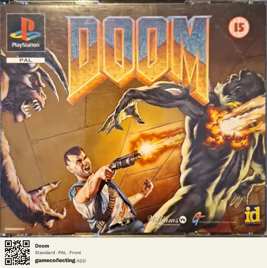 Doom PlayStation, PAL box front