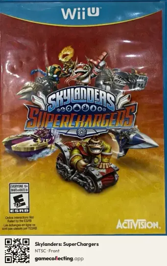 Skylanders: SuperChargers Nintendo Wii U, NTSC box front