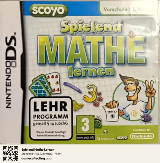 Spielend Mathe Lernen Nintendo DS, Germany box front